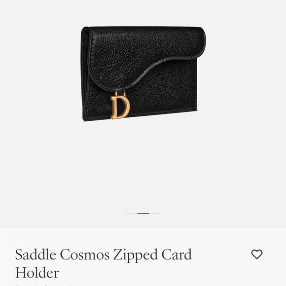 Dior saddle cosmos zipped cardholder BNWT - Picture 3 of 11